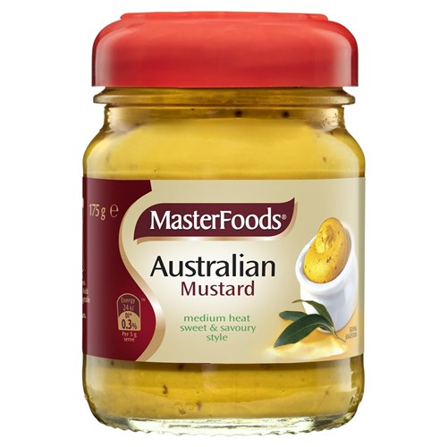 MUSTARD AUST 175GM(6) # 246324 MASTERFOODS