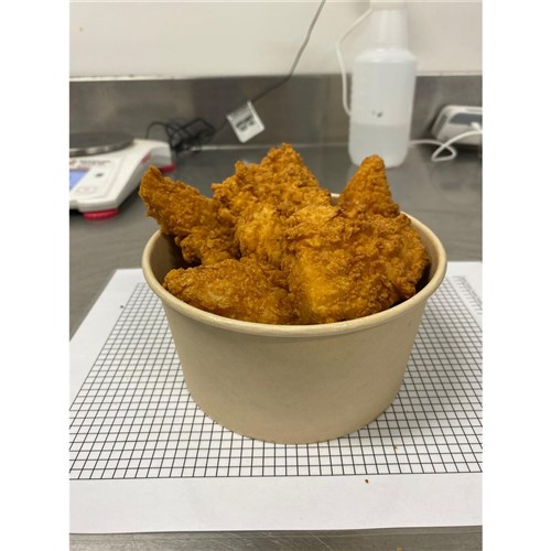 CHICKEN COOKED SOUTHERN STYLE TENDERS 60-80GM (1 X 5KG) #20148 MELCO FOODS