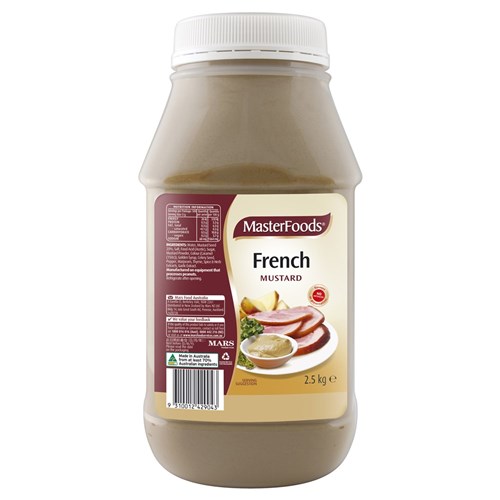 MUSTARD FRENCH 2.5KG(6) # 157548 MASTERFOODS