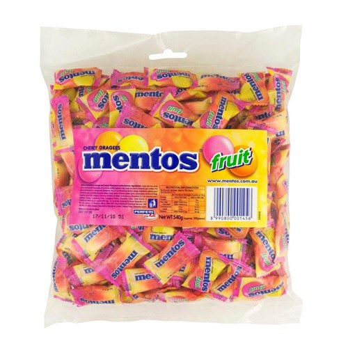 MENTOS FRUIT PILLOWPACK 200S(12) # 34850 34349 MENTOS