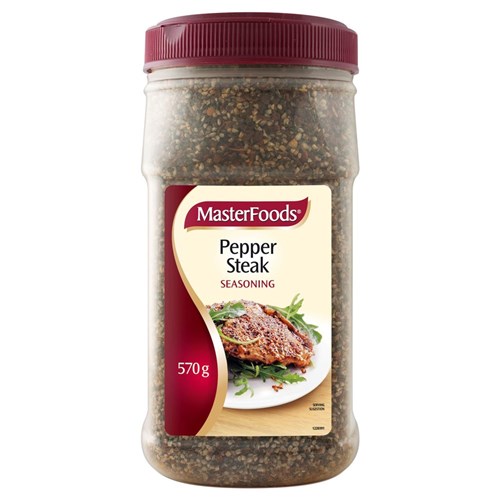 SEASONING PEPPER STEAK 570GM(6) #303773 MASTERFOODS