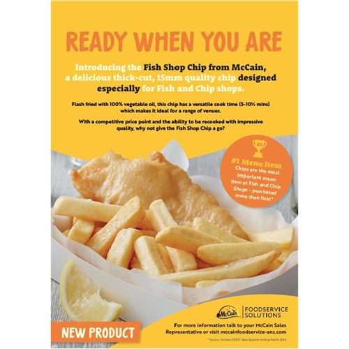 CHIP FISH SHOP (3 X 5KG) # 202284 MCCAINS