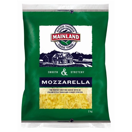 CHEESE MOZZARELLA SHRED 2KG(6) # 3101218 MAINLAND