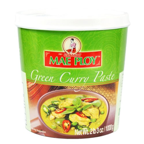 PASTE CURRY GREEN 1KG(12) # MCPGM1 MAEPLOY