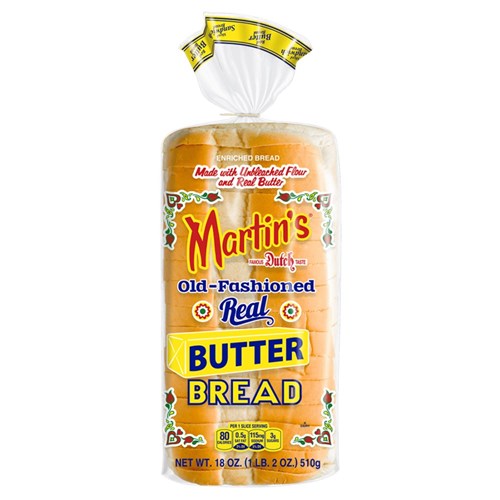 BREAD BUTTER SLICED LOAF (8 X 150GM) # MPRBB MARTINS