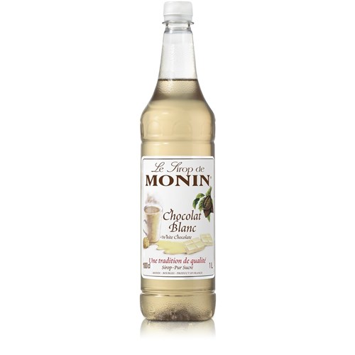 SYRUP WHITE CHOCOLATE 1LT(4) # 75196 MONIN