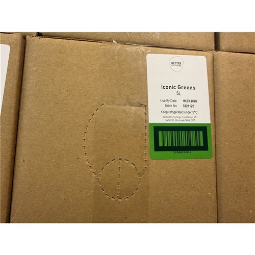 JUICE ICONIC GREEN (GREEN WITH ENVY) POUCH 5LT # 1012 NECTAR COLD PRESSED