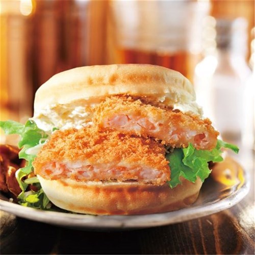 PRAWN BURGER (10 X 90GM) (5) #LPBUR90 NICHEREI