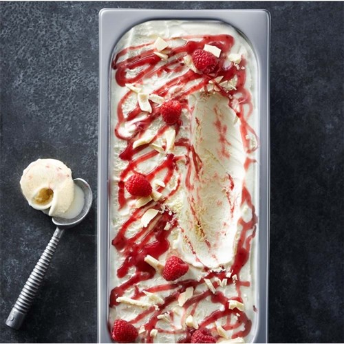 ICECREAM WHITE CHOC RASPBERRY 5LT # 20486307 EVEREST