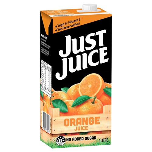 JUICE ORANGE 1LT (12) # 2893 JUST JUICE