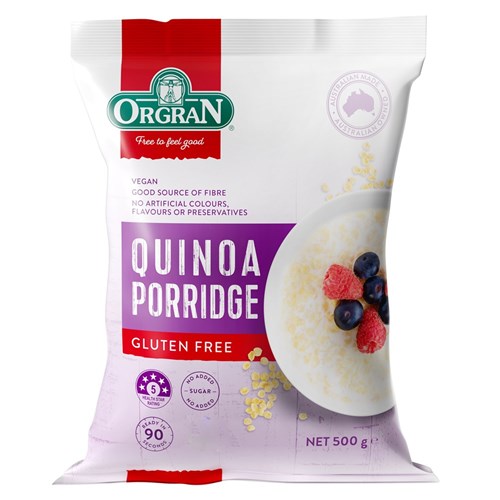 PORRIDGE QUINOA 500GM(4) # S2638 ORGRAN