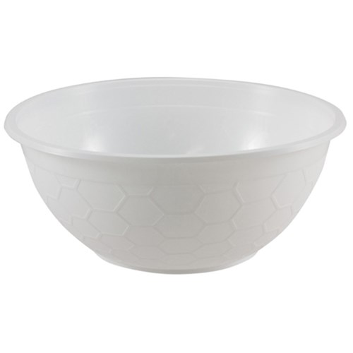 BOWL PLASTIC WHITE 172MM 180MM 50S(10) # PW 7B50 CAPRI