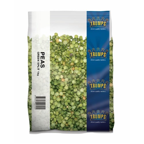 PEAS GREEN SPLIT 1KG(6) #VPGS1B TRUMPS