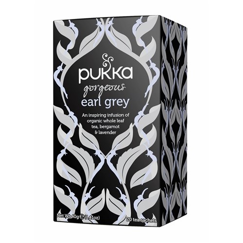 TEA BAG GORGEOUS EARL GREY (4 X 20 X 20GM) # 111042420 PUKKA