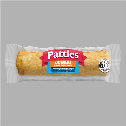 SAUSAGE ROLL JUMBO (24 X 120GM) #1101546 PATTIES