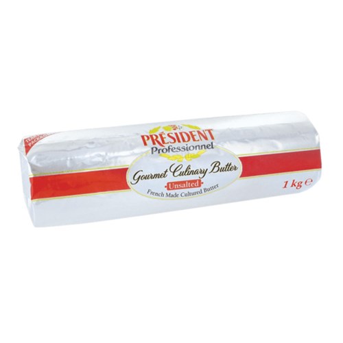 BUTTER UNSALTED 1KG(10) # 71477 PRESIDENT