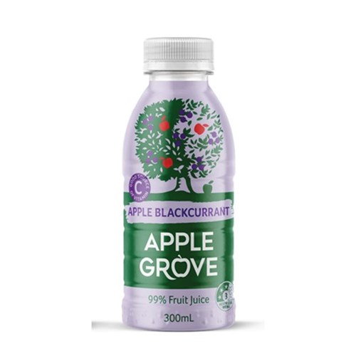 JUICE APPLE GROVE APPLE BLACKCURRANT (15 X 300ML) # 380303 REFRESCO