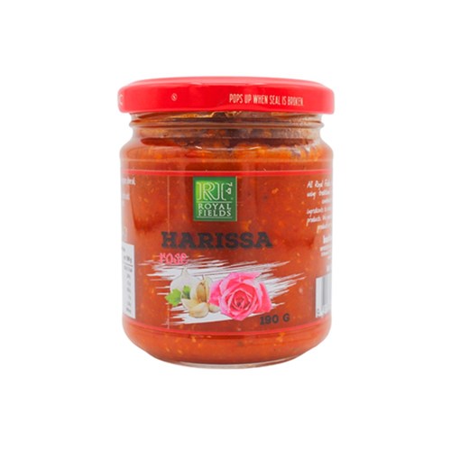 PASTE RED ROSE HARISSA BOTTLE 190GM (12) # RFH13 ROYAL FIELDS