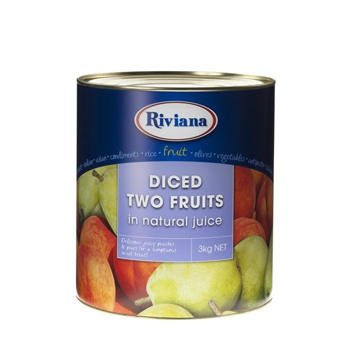 TWO FRUITS DICED NATURAL JUICE CHINESE A10(3) # 2423871 RIVIANA