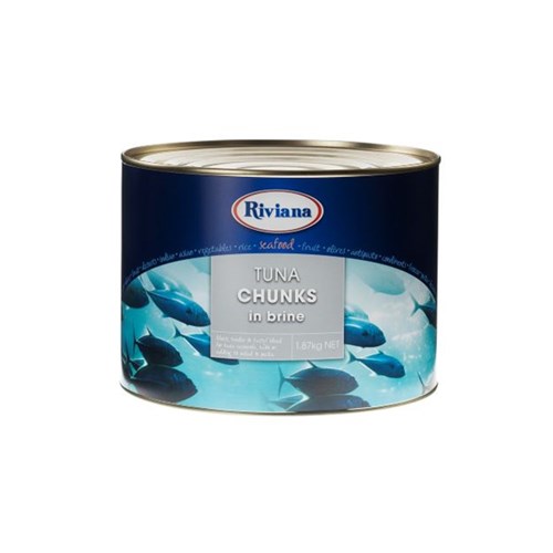 TUNA CHUNKS IN BRINE 1.8KG(6) # 2423639 RIVIANA