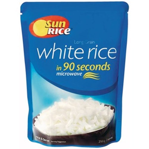 RICE WHITE LONG 90 SEC (6X250GM) #3548 SUNRICE