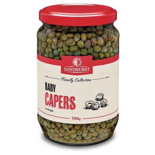 CAPERS BABY IN VINEGAR 700GM (6) #BCAP700 SANDHURST