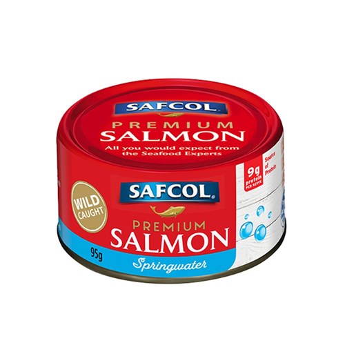 SALMON IN SPRING WATER (12 X 95GM) #0269 SAFCOL