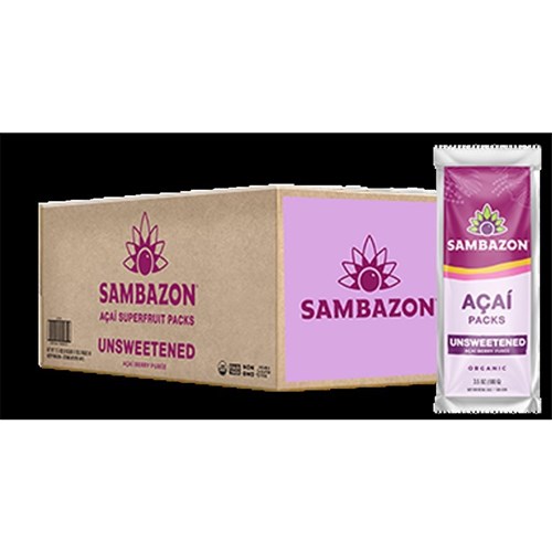 ACAI UNSWEETENED (80 X 100GM) # 1841100337 SAMBAZON