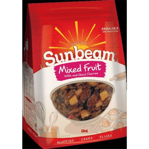 FRUIT MIXED WITH CHERRIES 1KG(4) # 404304 SUNBEAM