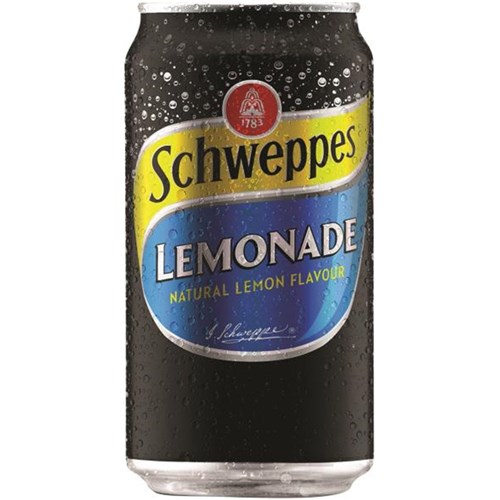 LEMONADE CAN (24 X 375ML) SCHWEPPES