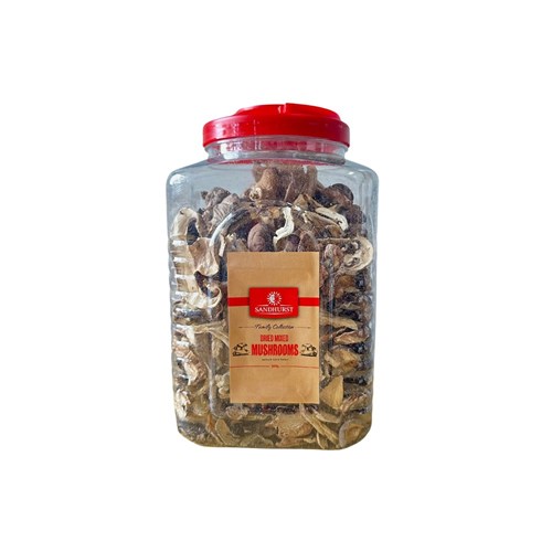 MUSHROOMS DRIED 500GM(6) # DRYM500 SANDHURST