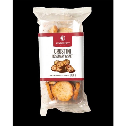CROSTINI ROSEMARY & SALT 100GM(12) # CROS100 SANDHURST