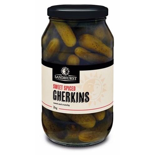 GHERKINS SWEET SPICED 2KG(6) # GHER2 SANDHURST