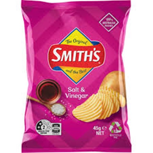 CHIPS SEA SALT & BALSAMIC VINEGAR RED ROCK (18 X 45GM) # 320003432 SMITHS