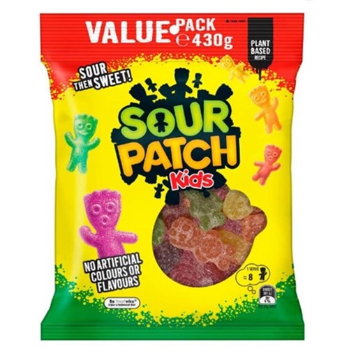 LOLLY SOUR PATCH KIDS (10 X 430GM) # 555063 SOUR PATCH