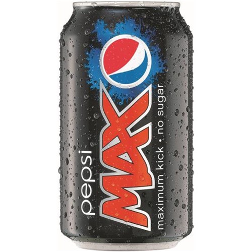 DRINK PEPSI MAX CANS (24 X 375ML) # 2922 SCHWEPPES