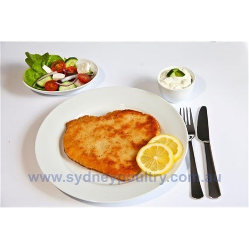 CHICKEN SCHNITZEL YELLOW DOT (25 X 210GM) #88102 SYDNEY POULTRY