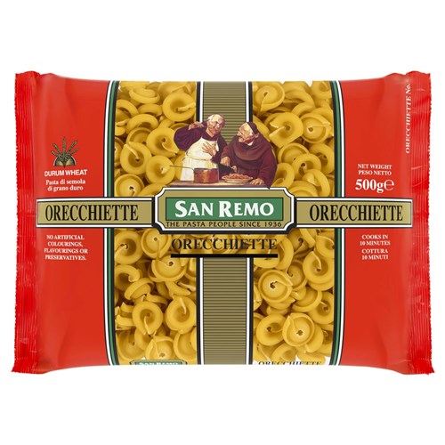 PASTA ORECCHIETTE #43 5KG (2) # 01004305 SAN REMO