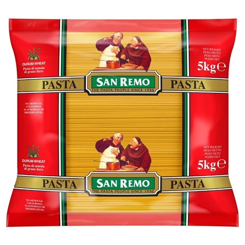 PASTA SPAGHETTI #5 5KG(2) # 1000505 SAN REMO