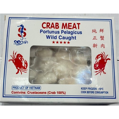 CRAB MEAT FROZEN IMP 380GM(24) # SSCRABMEAT380 SUNNY SEAFOOD