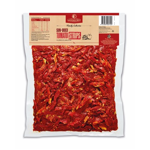 TOMATO SUNDRIED STRIPS 1KG(10) # RTEHJS10X1KG SANDHURST