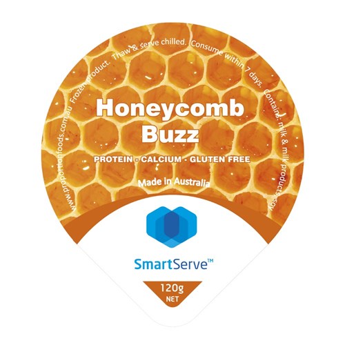 CUSTARD HONEYCOMB SMART SERVE (40  X 120GM) # 563 PROPORTION FOOD