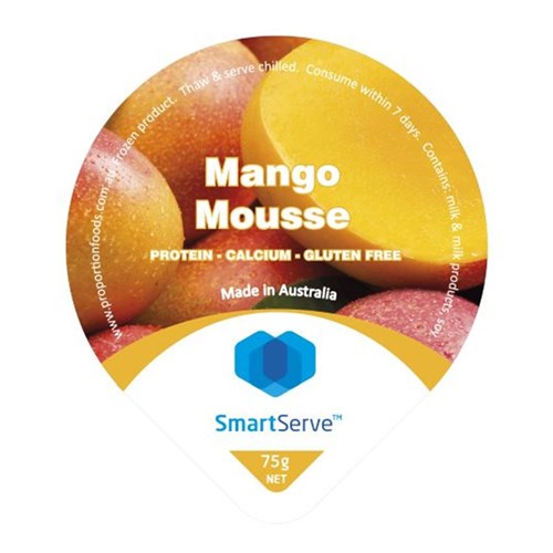MOUSSE MANGO SMART SERVE (40 X 75GM) # 558 PROPORTION FOODS