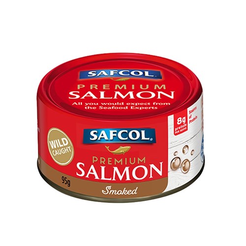 SALMON PREMIUM SMOKED (12 X 95GM) # 8457 SAFCOL