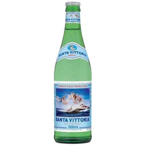 WATER MINERAL SPARKLING (24 X 500ML) #131 SANTA VITTORIA