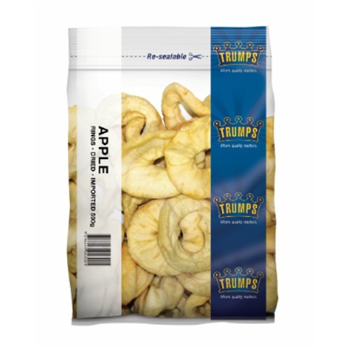 APPLE RINGS DRIED 500GM(10) # VAPPC500C TRUMPS