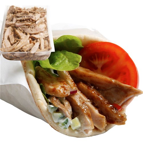 CHICKEN YIROS MEAT 1KG(5) # CK-L1257 TENDER CHOICE