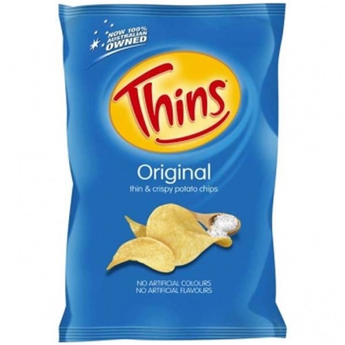 CHIPS ORIGINAL 175GM(12) THINS