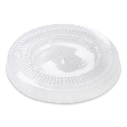 LID SMALL FLAT LIDS S/SLOT FOR  7 8 & 10 PLASTIC CUP 50S(20) # PLFLS TAILORED