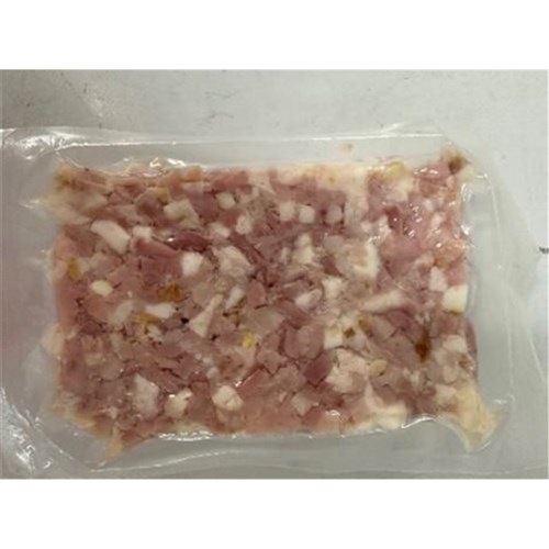 BACON DICED REAL 5 X 5 X 5MM (2 X 2.5KG) # 94011 TIBALDI